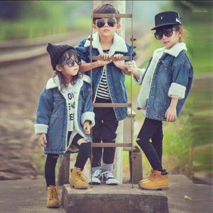 Ropa para niños chalecos chaquetas de mezclilla primavera otoño de moda para niños ropa de ropa para niños chaqueta de jeans para niñas 4-12 años1