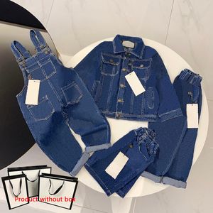 Kinderkleding Se Meisje Jongen Denim Jas Uitloper Top Jeans Jas Mode Klassieke Overalls Shor Babybroeken Jas 4 Stijlen Kind