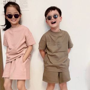 Kinderkleding Sets ESS ESS BABY JONGENS MEISJES Designer Zomer Luxe T -shirts en shorts Tracksuit Children Jeugd Outfits Korte mouw Shirt T -shirt N2RZ#