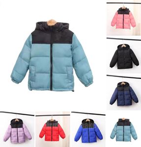 Kinderjas Hildren NF Down North Designer Face Winter Jacket Boys Girls Girls Outdoor Warm Parka Black Puffer Jackets Letter Print 5604934