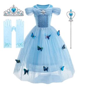 Kindercosplay Kostuum Girl Summer Pageant Popins Fantasy Children Kerstkleding Princess Birthday Dress 3-10 jaar 240515