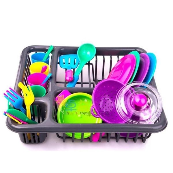 Livraison gratuite enfants couverts jeu de rôle ensemble de jouets ustensiles de cuisine accessoires casseroles casseroles LJ201009