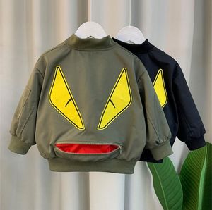 Chaqueta de béisbol de diseñador para niños, chaquetas bomber para niño, primavera y otoño, abrigo para niños