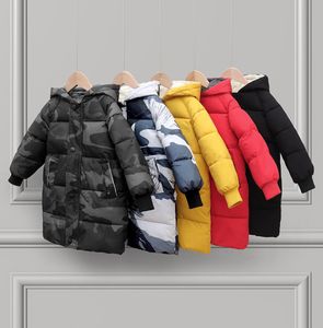 enfants designer garçon filles long camouflage manteau à capuche hiver enfants ouatés vestes bébé garçons filles veste de survêtement décontractée Clot7719976