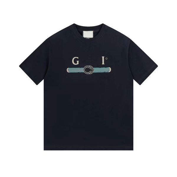 ropa de diseño para niños camiseta para bebés para niños top de manga corta 100% algodón marca de lujo de lujo para niñas camiseta 1-16 edades cómodas transpirables sin pilas de letras