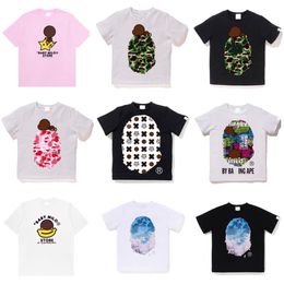 merkkleding voor kinderen baby T-shirts jongens peuter aap meisjes mode hiphop camo straat Tops casual zomer kind zuigelingen t-shirts jeugd kinder peuter R4d1#