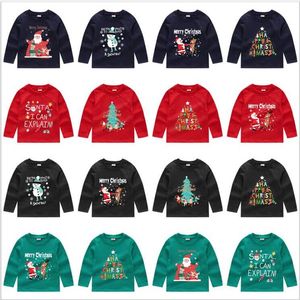 Kids Designer Kleding Kerstmis Onderhemd Hoodies Casual Jas Mode Jassen Lange Mouwen Uitloper Sweatshirts Jumper Pullover Tops C6011