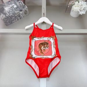 Kinderen Designerkleding Meisjesbadpak Meisjesbadmode Zomerlogo Print Puur katoen Kinderzwemkleding Strandbikinis Kinderzwemkleding 1-15 leeftijden 4 stijlen