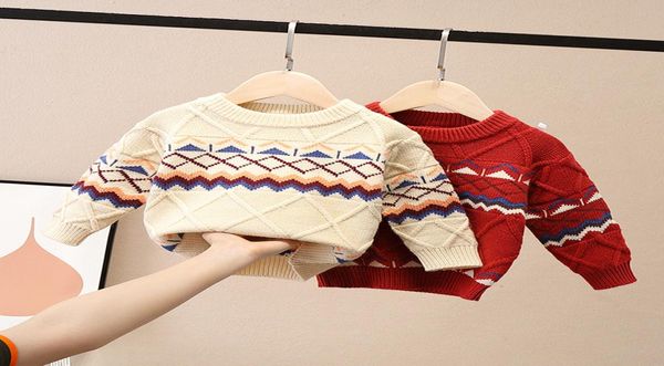 Vêtements de créateurs pour enfants Filles Pull pour enfants Garçons 2020 Automne et hiver Nouveaux petits enfants Style occidental Pull Chemise à tricoter Bab3411974