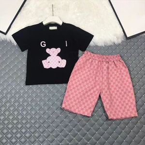 T-shirts de créateurs pour enfants T-shirts japonais et coréen ours humeur de la marine de la marine