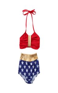 Enfants Designer Vêtements Maillots de bain pour filles Mode d'été Enfants Maillots de bain Doux Confortable Respirant Deux Pièces Ensemble 4741789