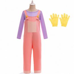ropa de diseñador para niños juegos de ropa rosa púrpura para niños para bebés