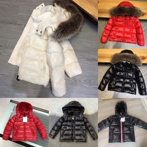 Kids Designer donsjack peuter jassen baby Winterjas jongen meisje Borduren Dikke warme jassen Tops Uitloper
