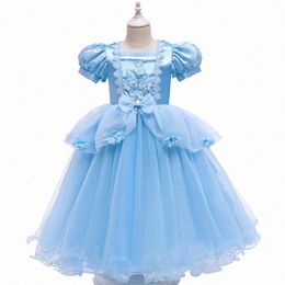 Kids Designer Girl's Robes Robe mignonne Cosplay Vêtements d'été Toddlers Vêtements bébé Baby Childrens Girls Summer Robe A6WB #
