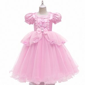 Kids Designer Girl's Robes Robe mignonne Cosplay Vêtements d'été Toddlers Vêtements Baby Childrens Girls Summer Robe Q9fk #