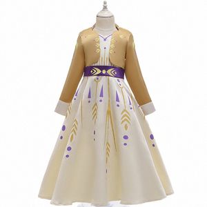 Robes de fille de créateurs pour enfants robe cosplay vêtements d'été vêtements pour tout-petits bébés filles pour enfants violet bleu robe d'été K5eY #