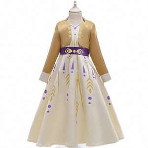 Robes de créateurs pour enfants robe cosplay vêtements d'été vêtements pour tout-petits bébés filles pour enfants violet bleu robe d'été W1hS #