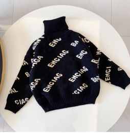 Kids Designer Sweater met capuchon merk unisex hoogwaardige trui baby trui herfst en winter sweatshirt kinderen Warm houden letter bedrukte kleding 100-150cm AAA