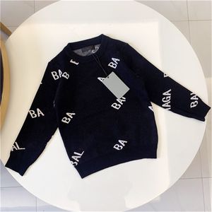 Kids Designer Sweater met capuchon merk unisex hoogwaardige trui baby trui herfst en winter sweatshirt kinderen Warm houden letter bedrukte kleding 90-150cm b2