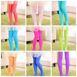 Kids Designer Leggings Meisje Velours Kleding Ballet Dance Pantyhose Snoep Kleur Panty Skinny Casual Broek Kousen Mode Broek PPYA5395