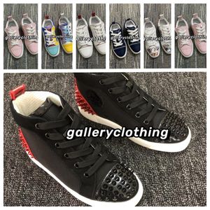 Diseñador para niños Bottoms rojos zapatos casuales Riverios de hojas de huella baja diseñadores para niños con calzado para niños Fashion Bottomes Euro 25-34