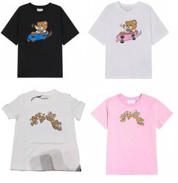 Camisetas para niños Top Tee Boy Girl Camisetas ropa adolescente Baby Carta de manga corta Camas Casales Lindas Tops de niñas Fashion Boys