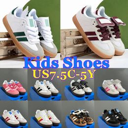 Chaussures de créateurs pour enfants 4y 5y baskets pour tout-petits enfants Silver Pink Leopard Print chaussures noir blanc gris gris bébé garçons filles bébé entraîneurs e3jj #