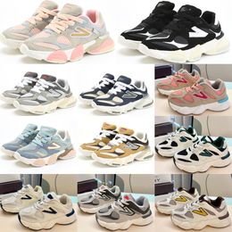 Kids Designer Shoes 9060s Poddler NB Sneakers Running Kid Jeugd Trainers Jeugd Black Wit Big Boys Girls Children Runner Shoe Pink Gray Gray Dark Blue Red T39X#