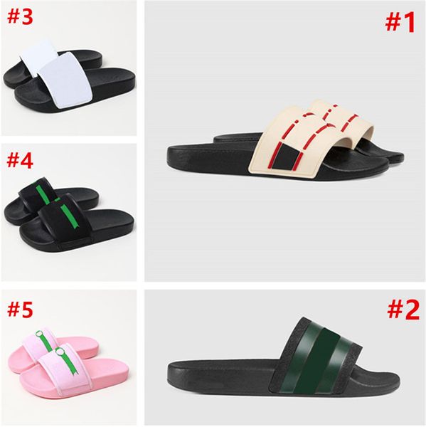 Enfants Designer Pantoufles Été Bébé Mode Diapositives Lettre Impression Enfants Toddler Haute Qualité Plage Sandales Garçons Filles Non-Slip Casual Chaussures 5Styles Peuvent Choisir