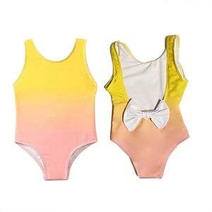 Costumi da bagno firmati per bambini Neonate Costumi da bagno interi di marca Costumi da bagno per bambini Bikini a lettera intera stampati Spiaggia Piscina Sport Costumi da bagno Giovani Neonati Abbigliamento per bambini