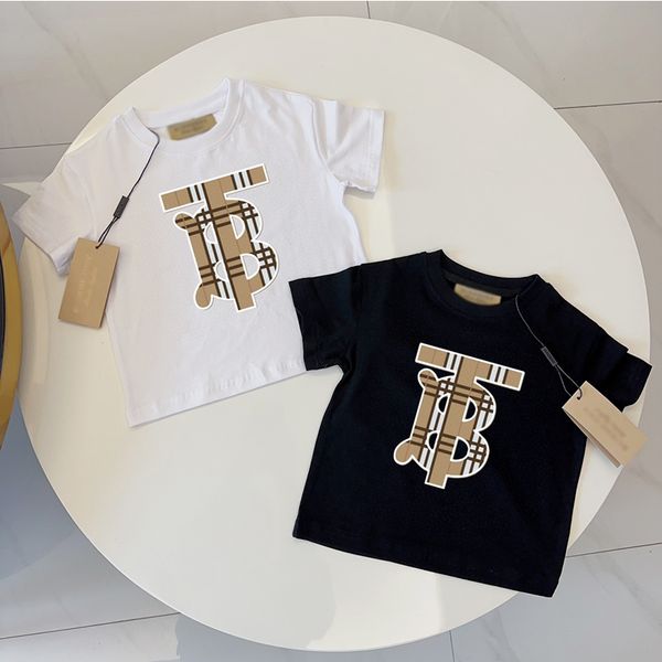 Kids Designer Tops Baby Kids Kids Short Tees Tees Tops Baby Boys Shirts Luxury Girls Fashion Lettre tshirts chilsrens Casual Letter Clothes Imprimé Vêtements T-shirts