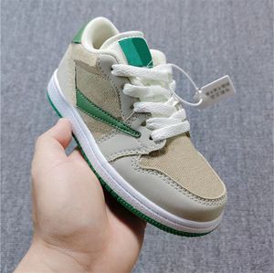 Kinderen desingner schoenen Childrentdler sneakers ademende brief bedrukte hoogwaardige outdoor sport wandelschoen jongens meisjes niet-slip casual sneaker met doos