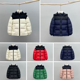 Kids Down Coat Designer Boy Girl Jackets Parkas Classic Letter Outwear Jacket Coats Baby High Quality Warm Hooded Top 2 Styles 13 Options 2024