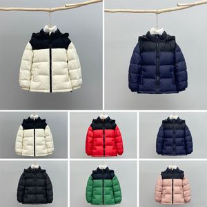 Kids Down Coat Designer Boy Girl Jackets Parkas Classic Letter Outdarse jas jassen Baby Hoge kwaliteit Warme Hooded Top 2 Styles 13 Opties 2024