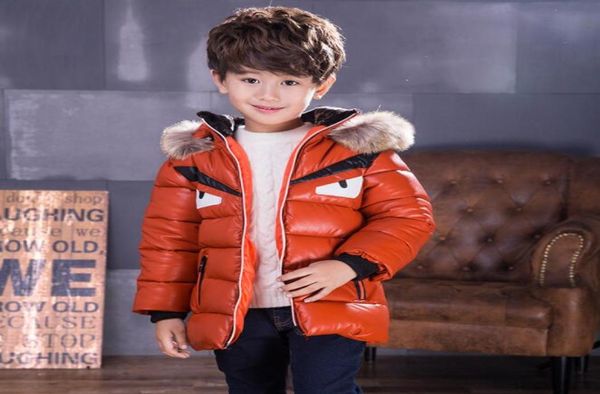 Kids Down Coat Designer Boys Clothes Fallwinter Style Quilted Wild Pu Leather Veste Enfants039 SUCTOURS HOODED 212 ANS5389899