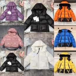 Kids Down Coats Baby Jackets Peuter Designer Jacket Winter Hooded Parka Boys Girls Buitenkleding Warm Puffer Kleding Jeugd Kinderen Outerwear Blac G0nx#