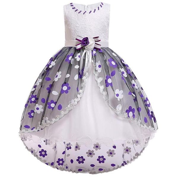 Vestidos infantiles para niñas de encaje satinado, vestido de fiesta elegante para niños pequeños, vestido de boda para niñas, vestido de princesa, vestido de baile, traje de esmoquin4357712