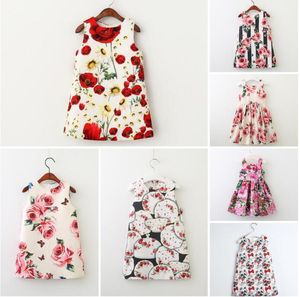 Kinderjurken Meisjes Designerkleding Mouwloos Baby Kinderkleding Prinsessenjurk Zomerjurk