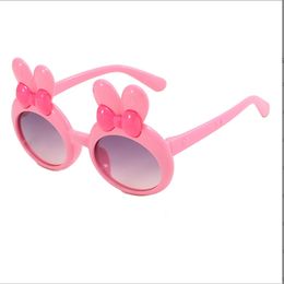 Kinderen paasglazen cartoon konijn oren boogdecoratie zonnebril baby schattige fotografie zonnebril roze roze