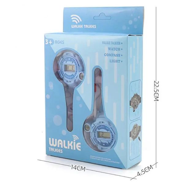 Kids Electronic Walkie Talkies Mira el juguete Smart inalámbrico Interphone Christmas Birthday Birthday Gift para niños Juegos de la casa 240419