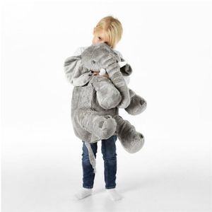 Enfants éléphant doux oreiller grands jouets animaux en peluche peluche bébé poupée infantile enfants cadeau goutte 220210