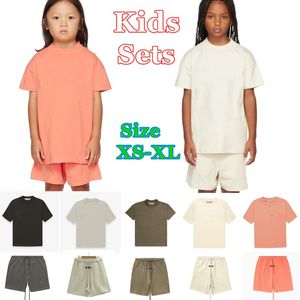 Ess kinder T-shirt shorts sets merkkleding babykleding set zuigelingen rood zwart tops meisjes jongens jeugd mode T-shirts en korte kleding