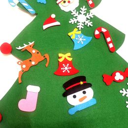 Niños FIENTE NAVIDAD Árbol de Navidad Santa Claus Snowman Merry Christmas Decorations for Home NaviDad 2022 Año Nuevo Decoración de adornos de Navidad