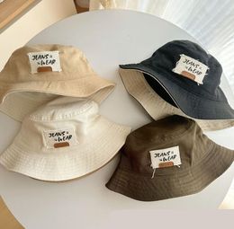 Kids Fisherman Hat Nieuwe Spring Summer Solid Sunhat Child Fashion Breathable Bucket Hat