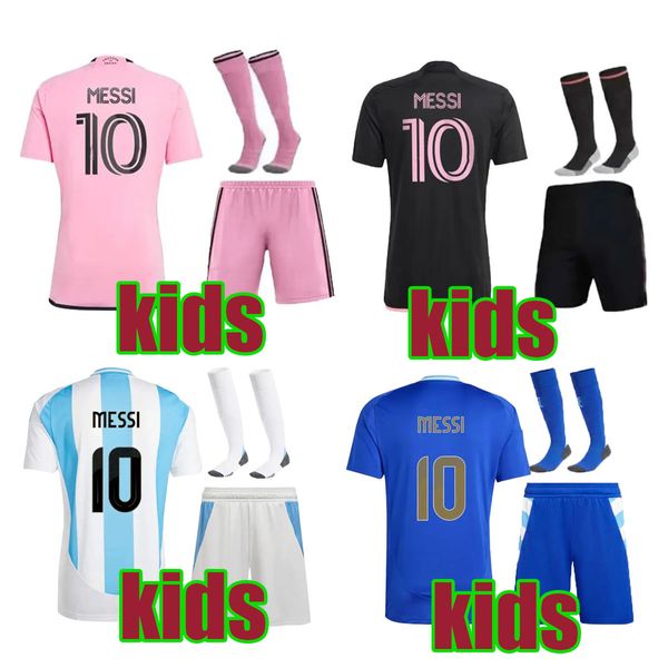 kits de fútbol para niños 2024 camisetas de fútbol MESSIS 24 25 camisetas de fútbol para niños