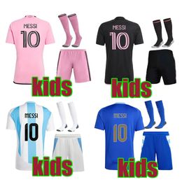 kits de fútbol para niños 24 25 camisetas de fútbol MESSIS 2024 2025 camisetas de fútbol para bebés