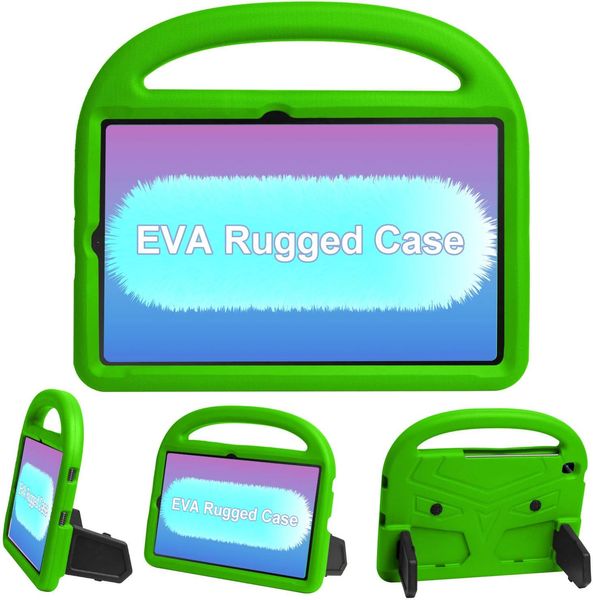 Étui pour tablette adapté aux enfants pour Samsung Galaxy Tab S6 Lite Tab A7 T505 10.4 '' Tab A8 10.5 '' matériau EVA léger antichoc protection poignée pliable housse de support