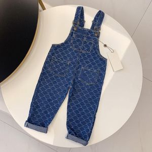 Kids Girl Boy Denim Jacket Outsear Jeans Classic Solid Long 100% Cotton overalls Shorts Baby broek Kinderpakken