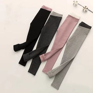 Enfants Fille Leggings Pantalon Printemps Automne Couleur Bonbon Élastique Crayon Pantalon Skinny Enfant Solide Leggings Collants pour 1-7Y Vêtements Pour Enfants 20220908 E3