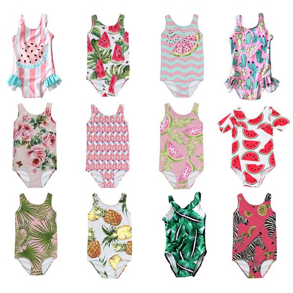 Enfants Fille Maillot De Bain Une Pièce Maillots De Bain Pour Enfants Pastèque Petite Fille 2020 Été Maillot De Bain À Volants Enfant Fille Vêtements De Mer 945 Z2